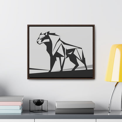 Geometric Beast - Gallery Canvas Wraps, Horizontal Frame