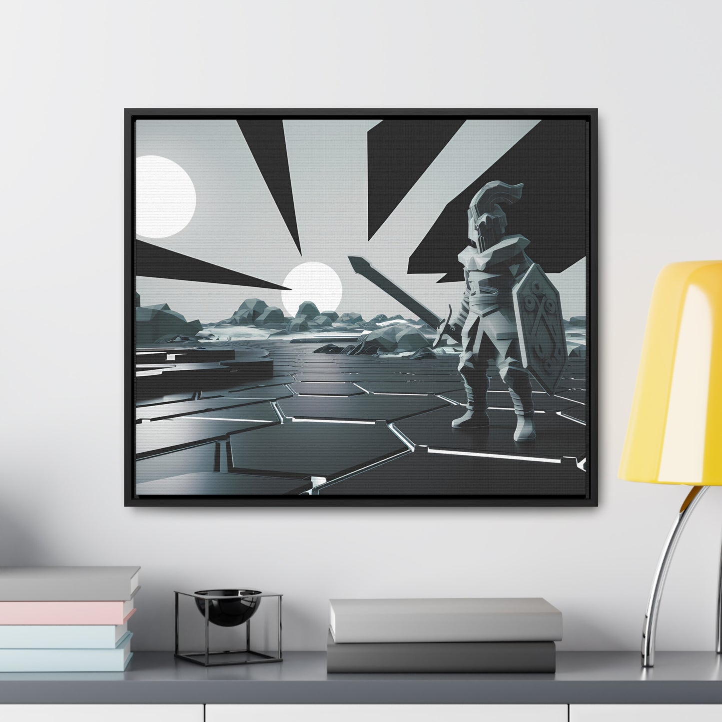 Guardian of the Twin Suns - Gallery Canvas Wraps, Horizontal Frame