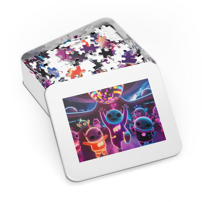 Galactic Neon Dance Party - Jigsaw Puzzle (30, 110, 252, 500,1000-Piece)