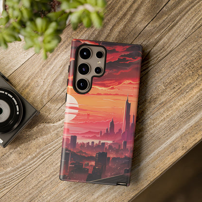 Anime City at Dawn - Smartphone Tough Cases