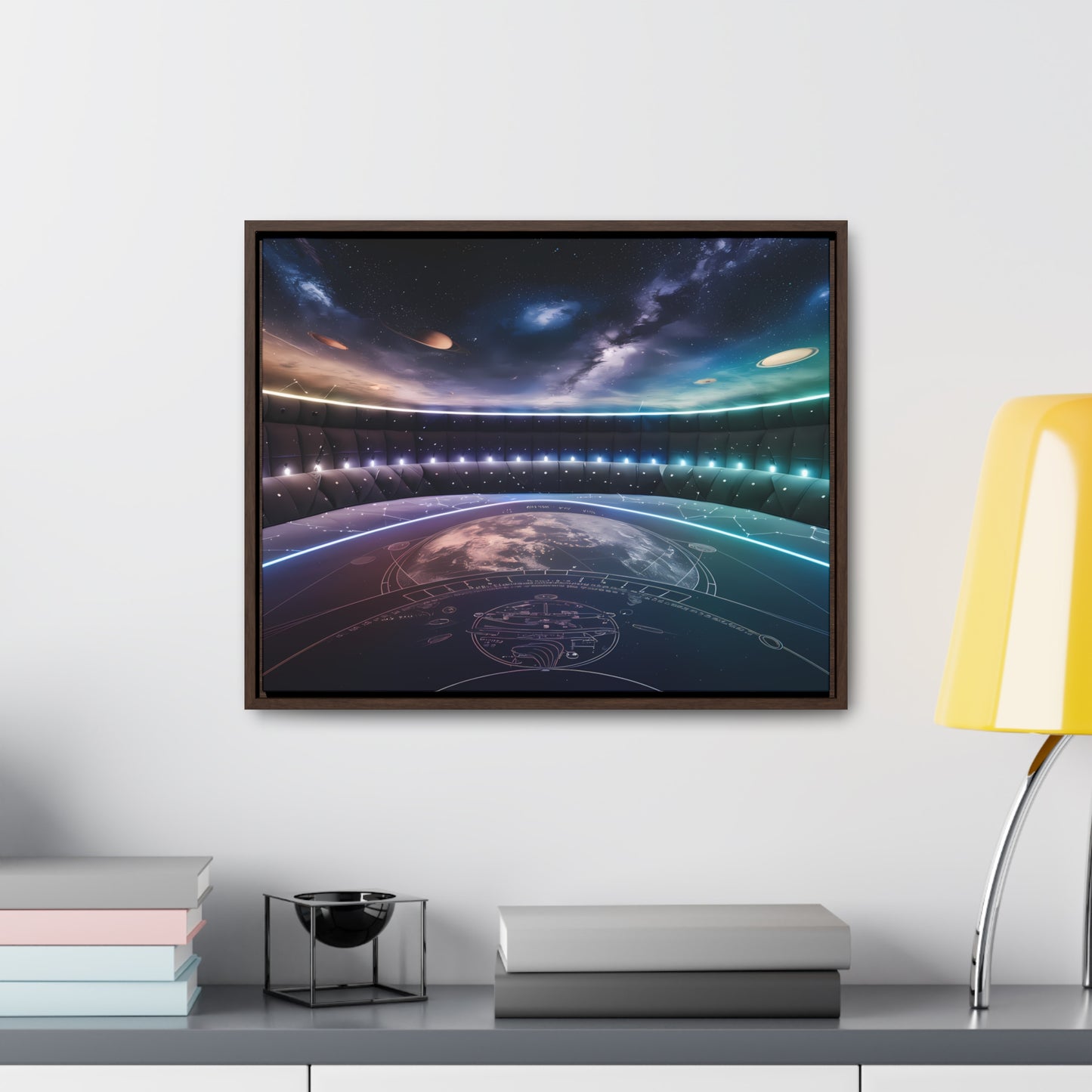 Stellar Observatory Nexus - Gallery Canvas Wraps, Horizontal Frame