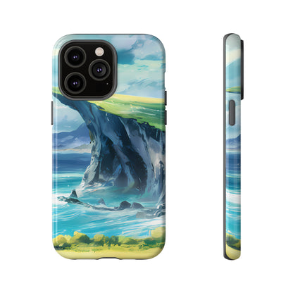 Anime Cliff by the Sea - Smartphone Tough Cases