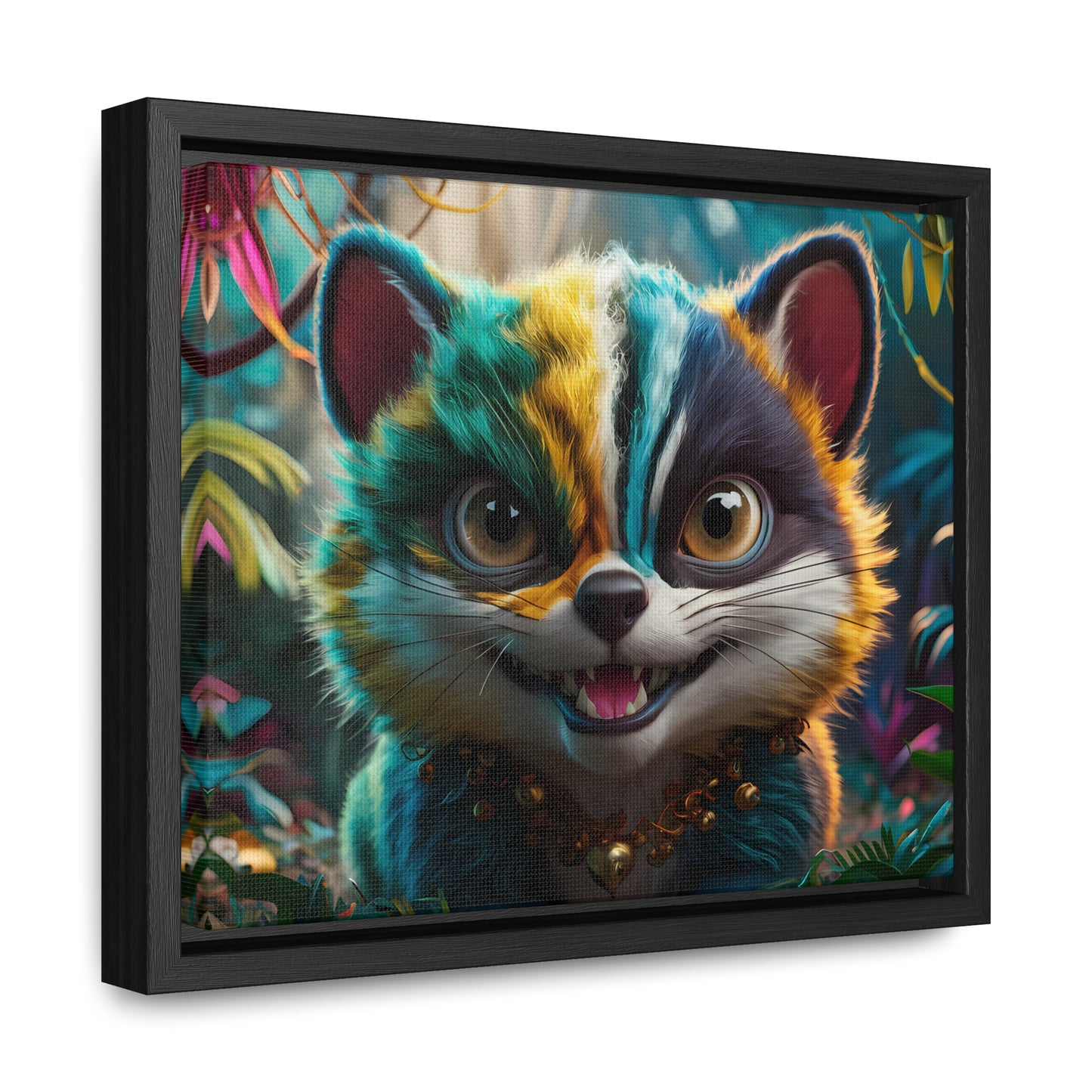 Jungle Mischief - Gallery Canvas Wraps, Horizontal Frame