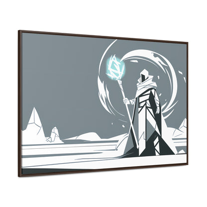 Mage of the Frozen Wastes - Gallery Canvas Wraps, Horizontal Frame