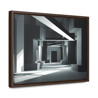 Echoes of Geometry - Gallery Canvas Wraps, Horizontal Frame