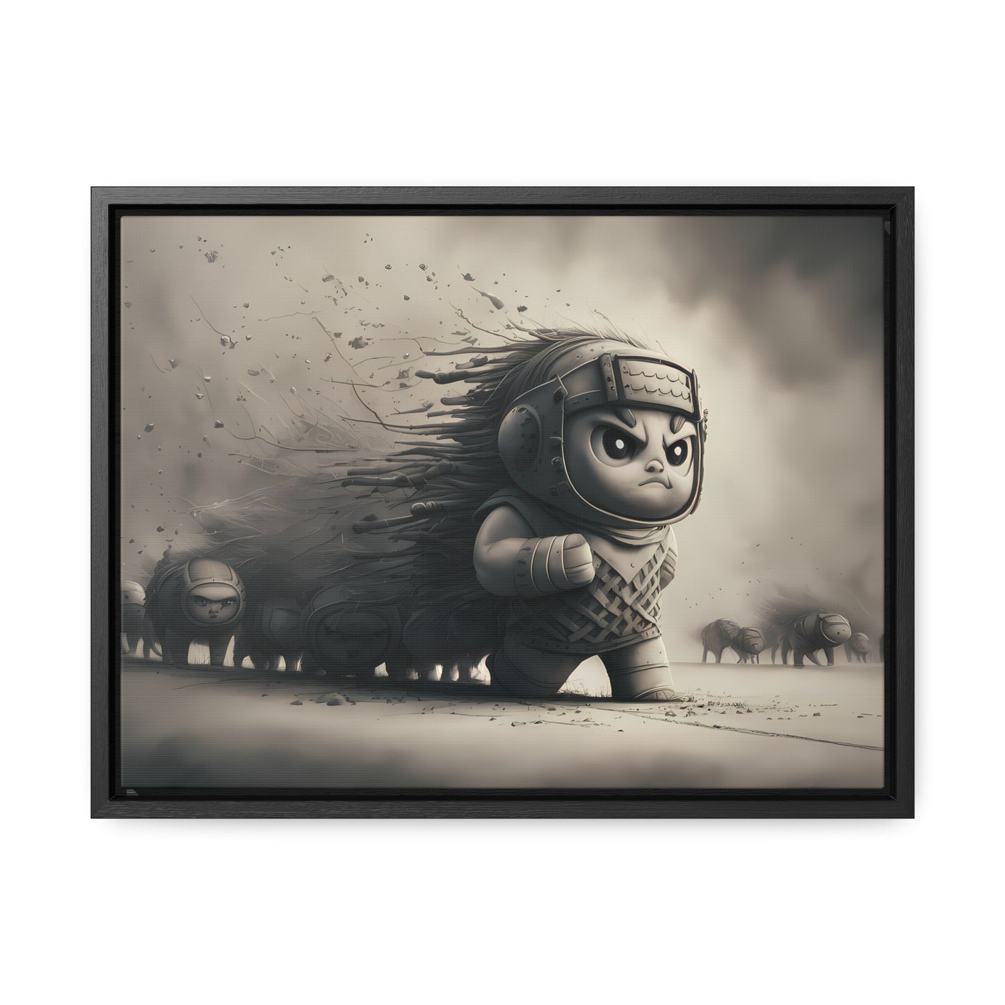 March of the Determined - Gallery Canvas Wraps, Horizontal Frame