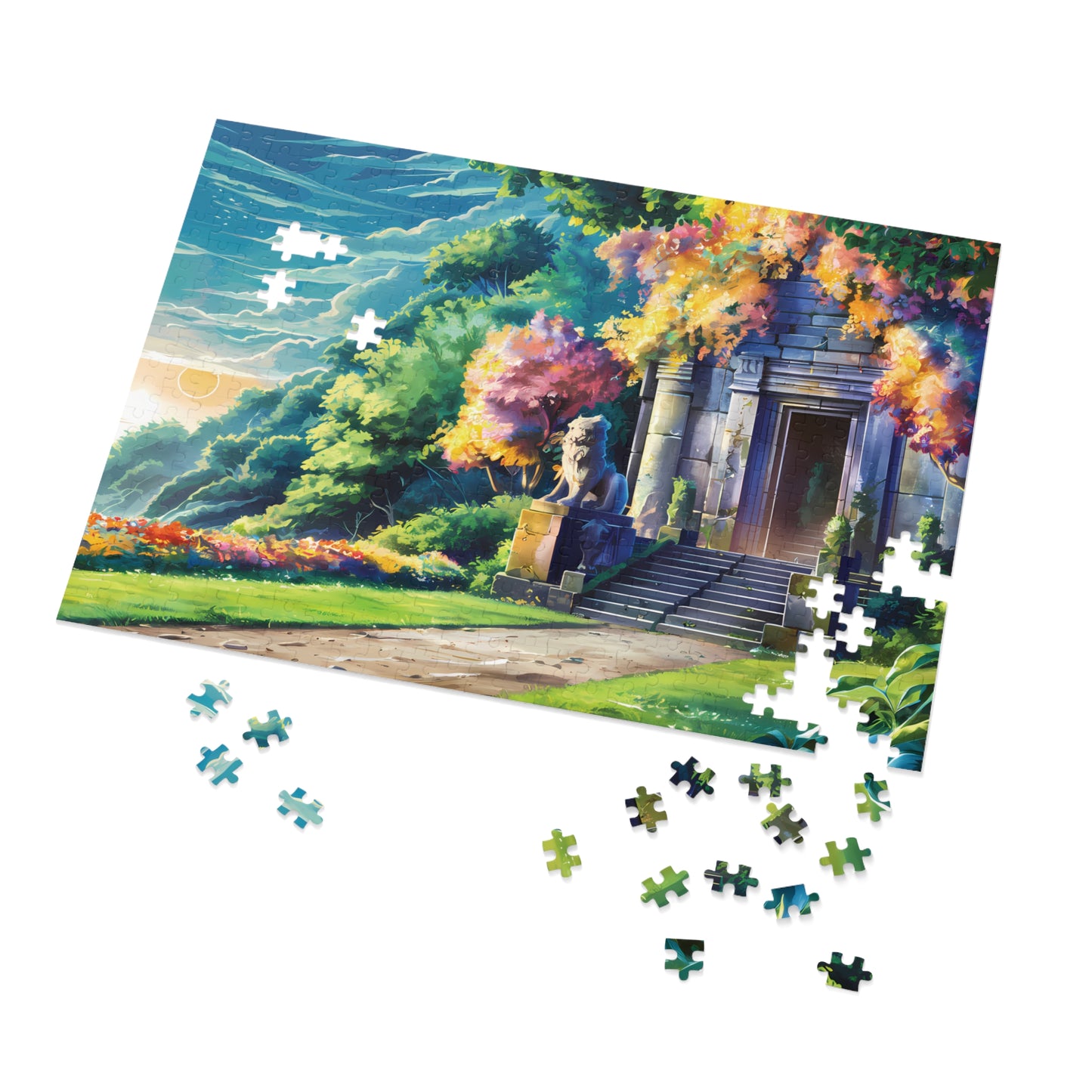 Anime Dungeon Entrance - Jigsaw Puzzle (30, 110, 252, 500,1000-Piece)