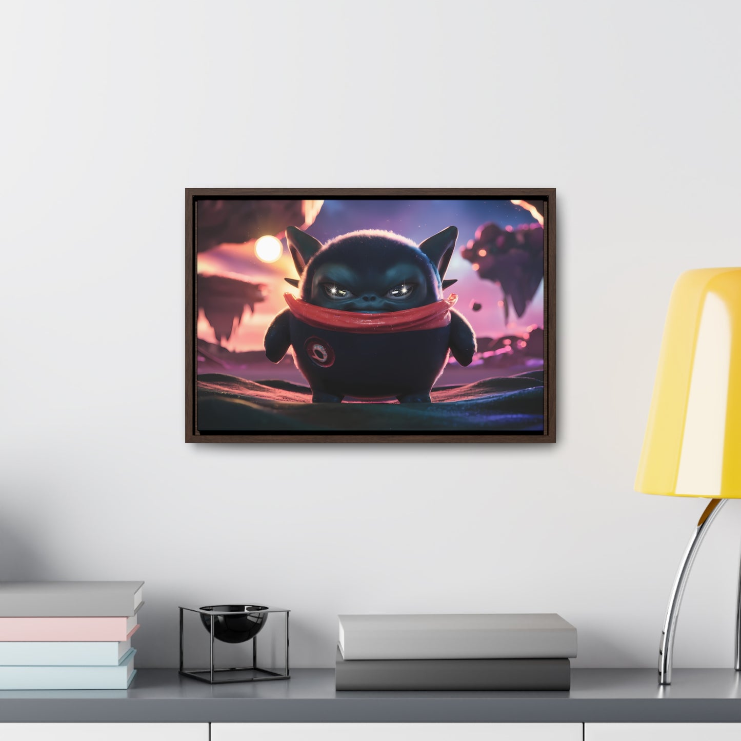 "Guardian of the Floating Isles" - Gallery Canvas Wraps, Horizontal Frame