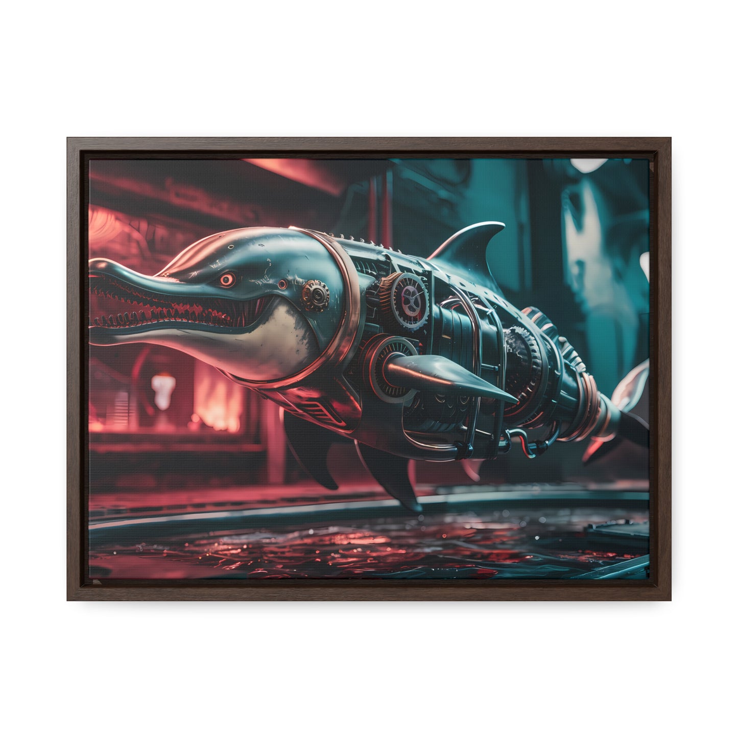 Mechanical Apex Predator - Gallery Canvas Wraps, Horizontal Frame