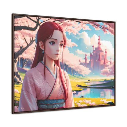 "Whispers of Spring in the Enchanted Realm" - Gallery Canvas Wraps, Horizontal Frame