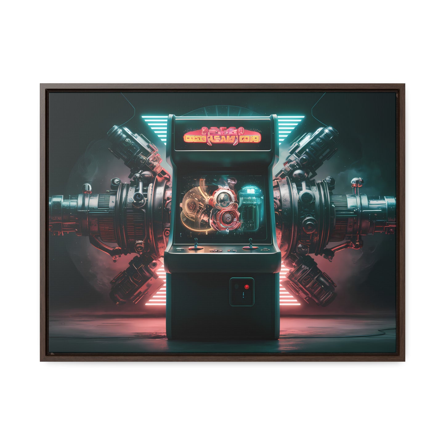 Quantum Arcade Revolution - Gallery Canvas Wraps, Horizontal Frame