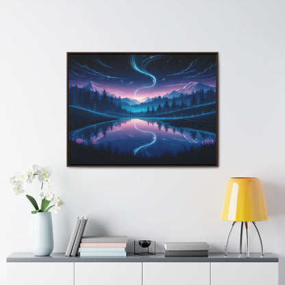 Celestial Reflection - Gallery Canvas Wraps, Horizontal Frame