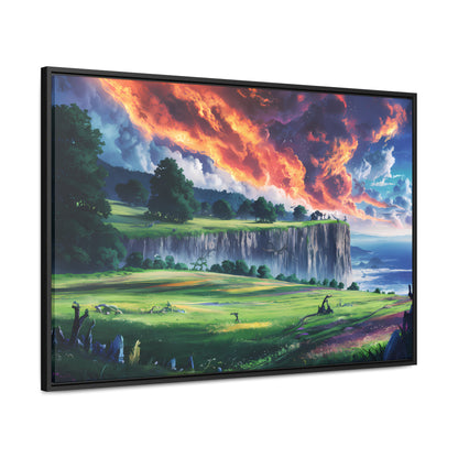 Edge of the Burning Sky - Gallery Canvas Wraps, Horizontal Frame