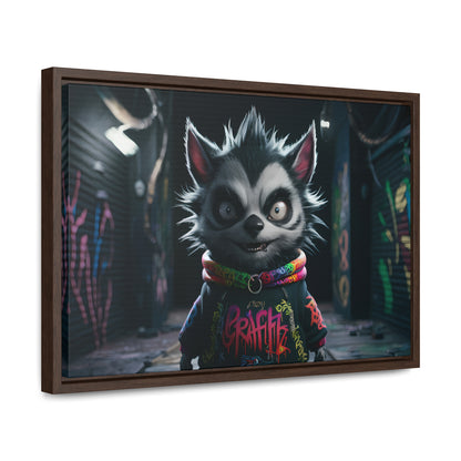 Urban Graffiti Rebel - Gallery Canvas Wraps, Horizontal Frame