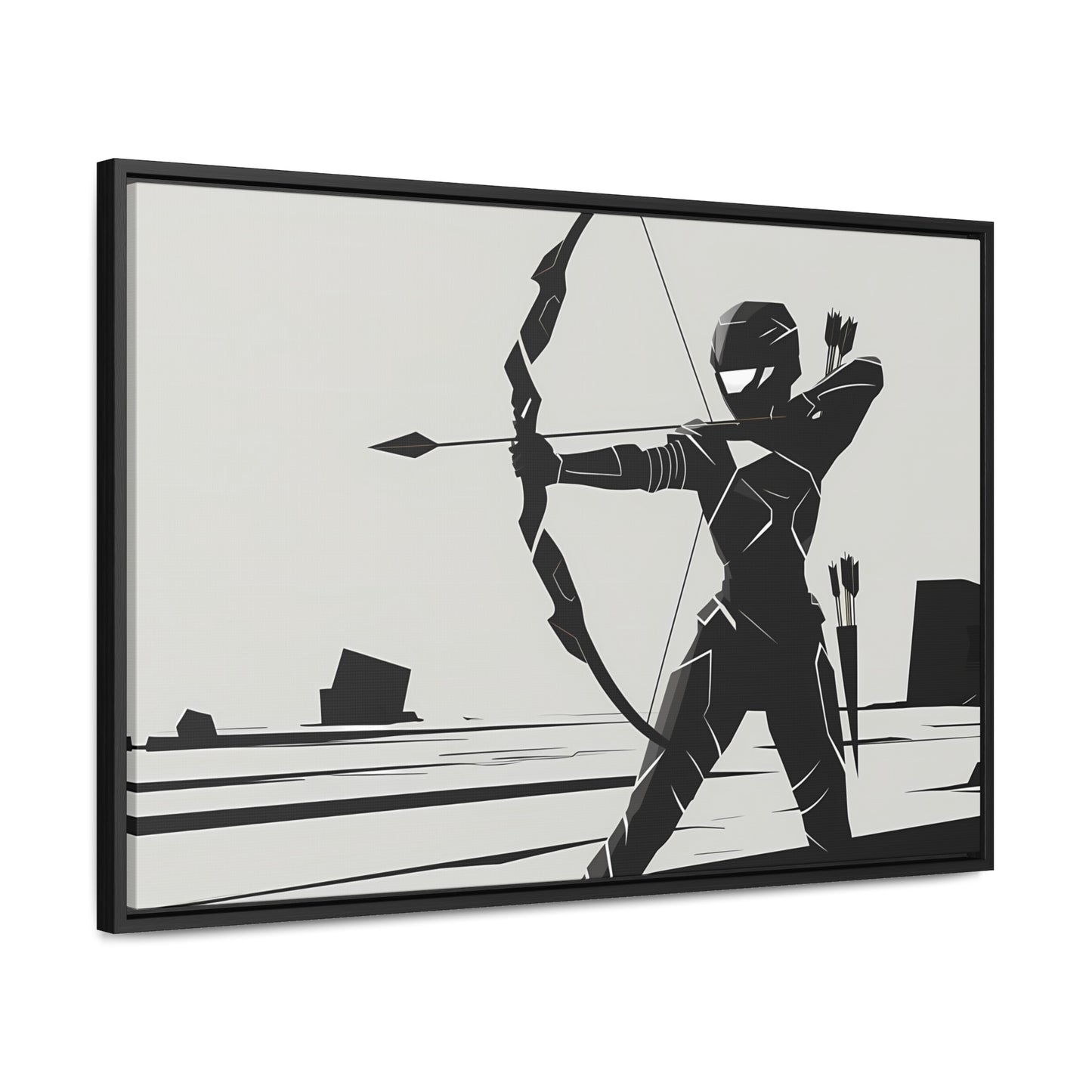 Silent Hunter - Gallery Canvas Wraps, Horizontal Frame