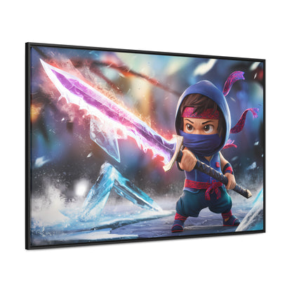 Blade of the Frozen Shadow - Gallery Canvas Wraps, Horizontal Frame