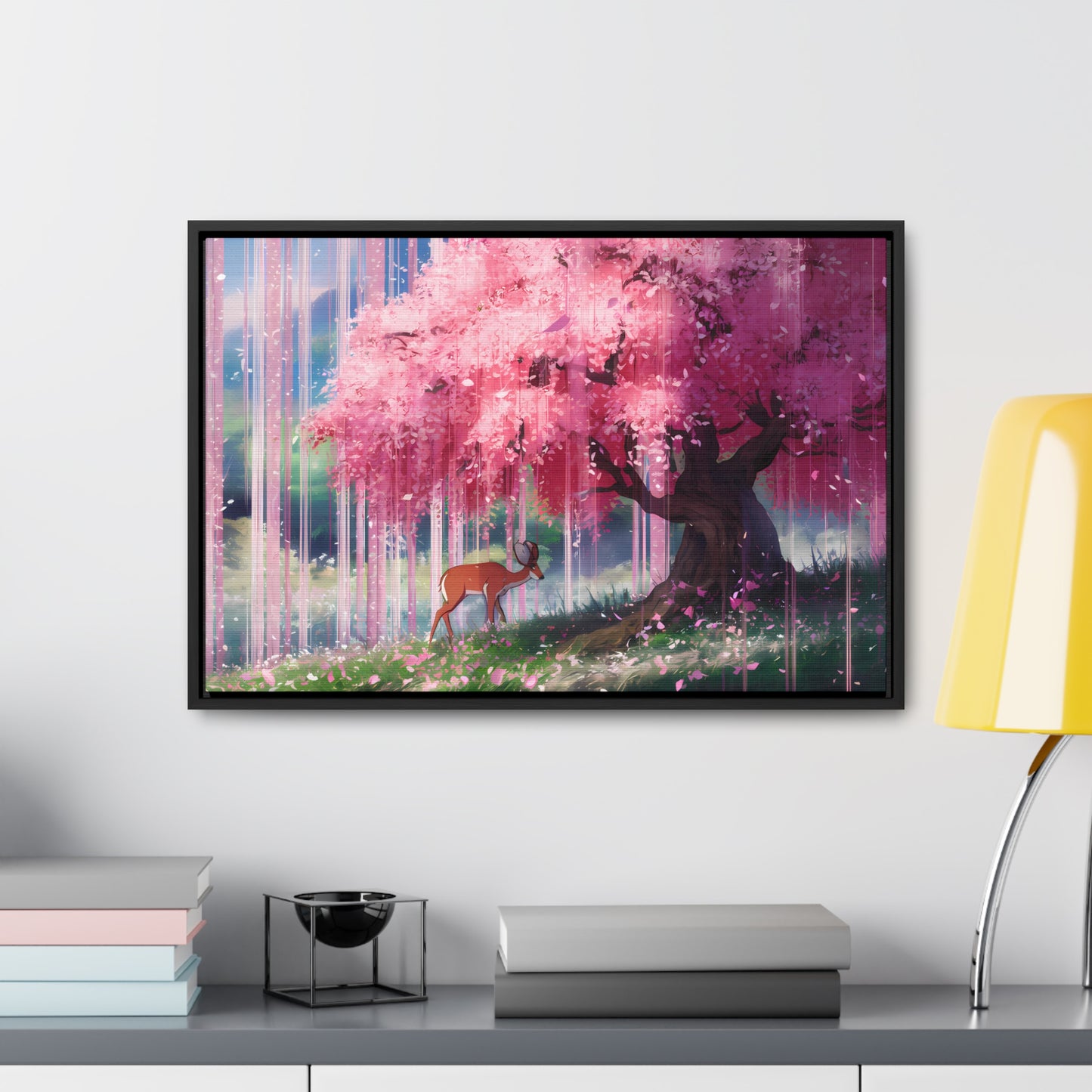 Beneath the Blossoming Canopy - Gallery Canvas Wraps, Horizontal Frame