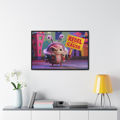 Rebel with a Cause - Gallery Canvas Wraps, Horizontal Frame