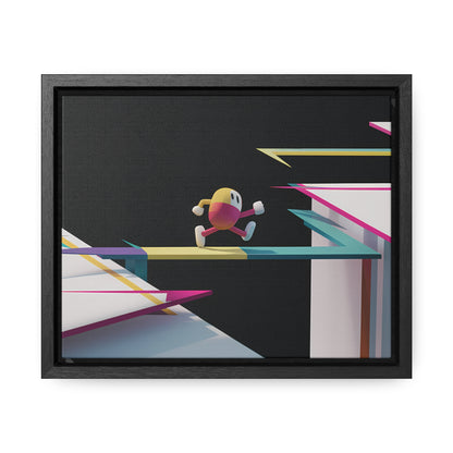 "Leaping Through Dimensions" - Gallery Canvas Wraps, Horizontal Frame