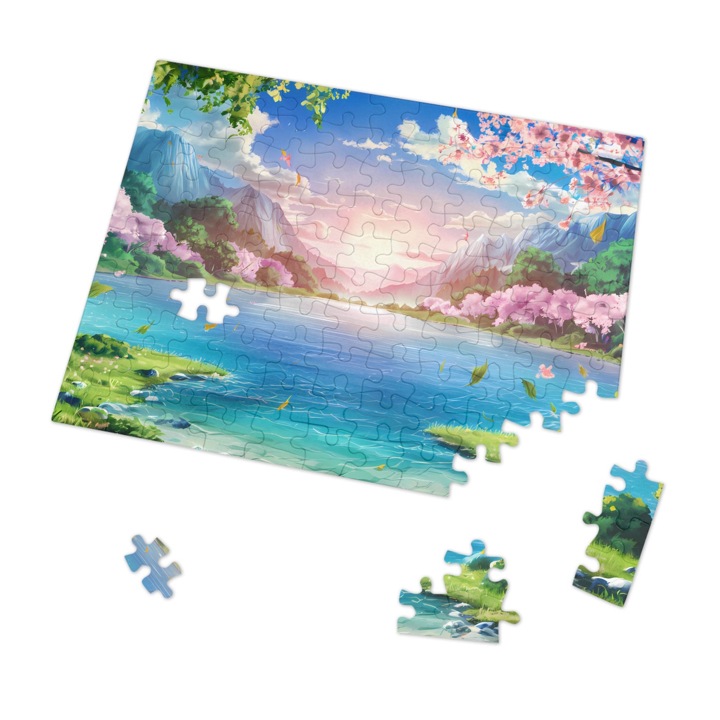 Serenity in Bloom - Jigsaw Puzzle (30, 110, 252, 500,1000-Piece)