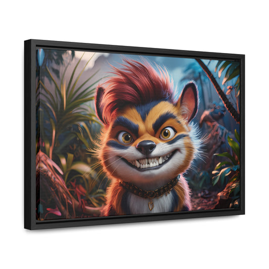 Rebel in the Jungle - Gallery Canvas Wraps, Horizontal Frame