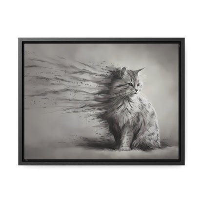 Ephemeral Whiskers - Gallery Canvas Wraps, Horizontal Frame