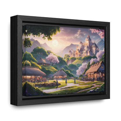 "Whispers of the Twilight Kingdom" - Gallery Canvas Wraps, Horizontal Frame