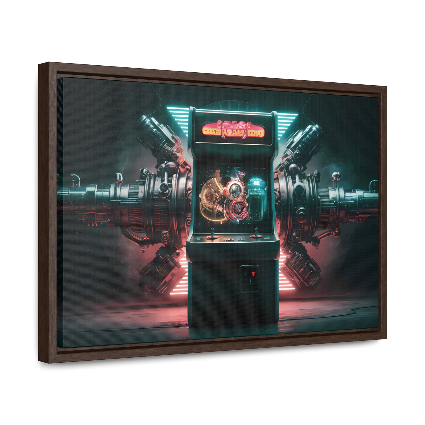 Quantum Arcade Revolution - Gallery Canvas Wraps, Horizontal Frame