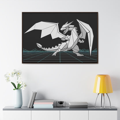 Cyber Dragon Unleashed - Gallery Canvas Wraps, Horizontal Frame