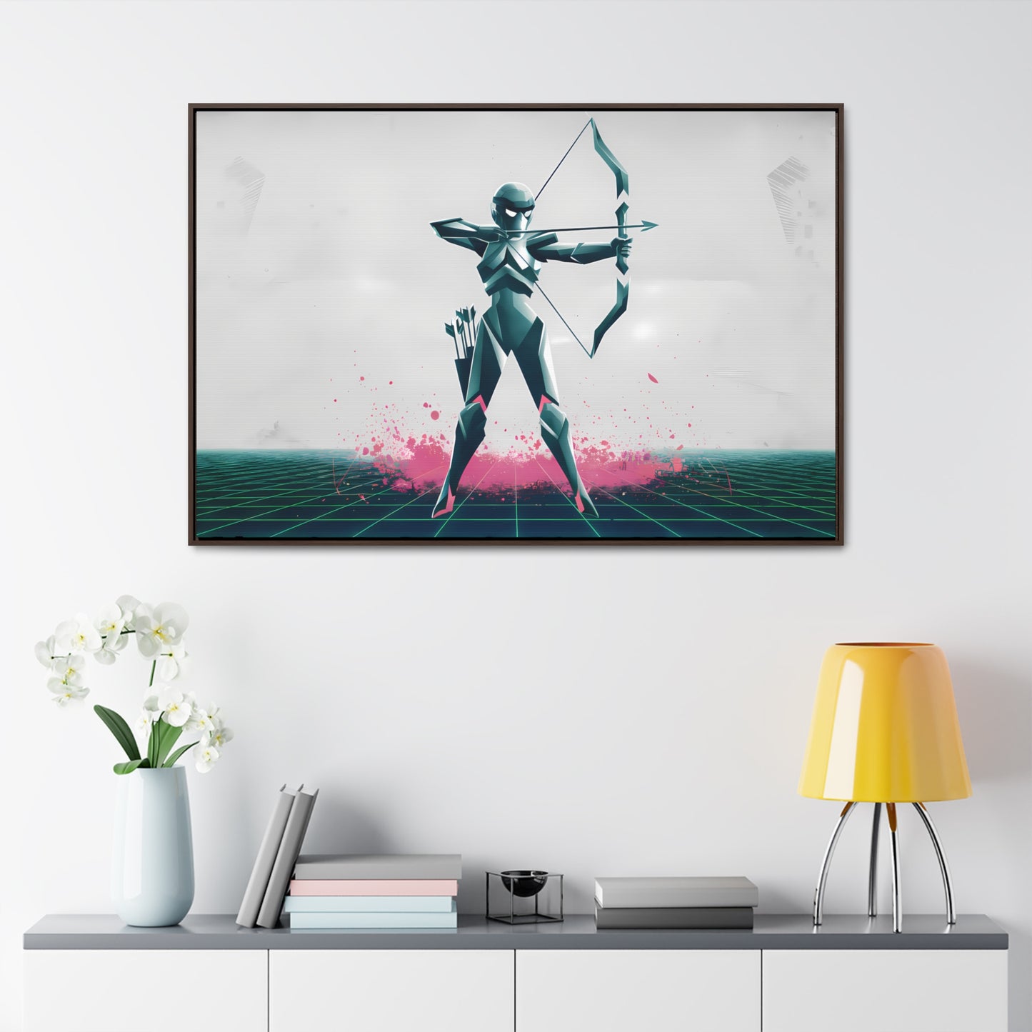 Digital Sentinel - Gallery Canvas Wraps, Horizontal Frame