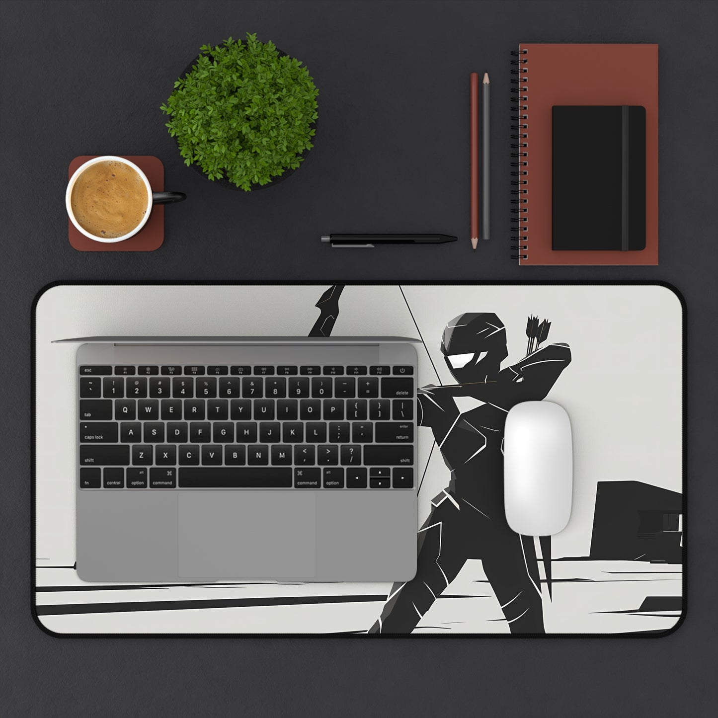 Silent Precision - Desk Mat