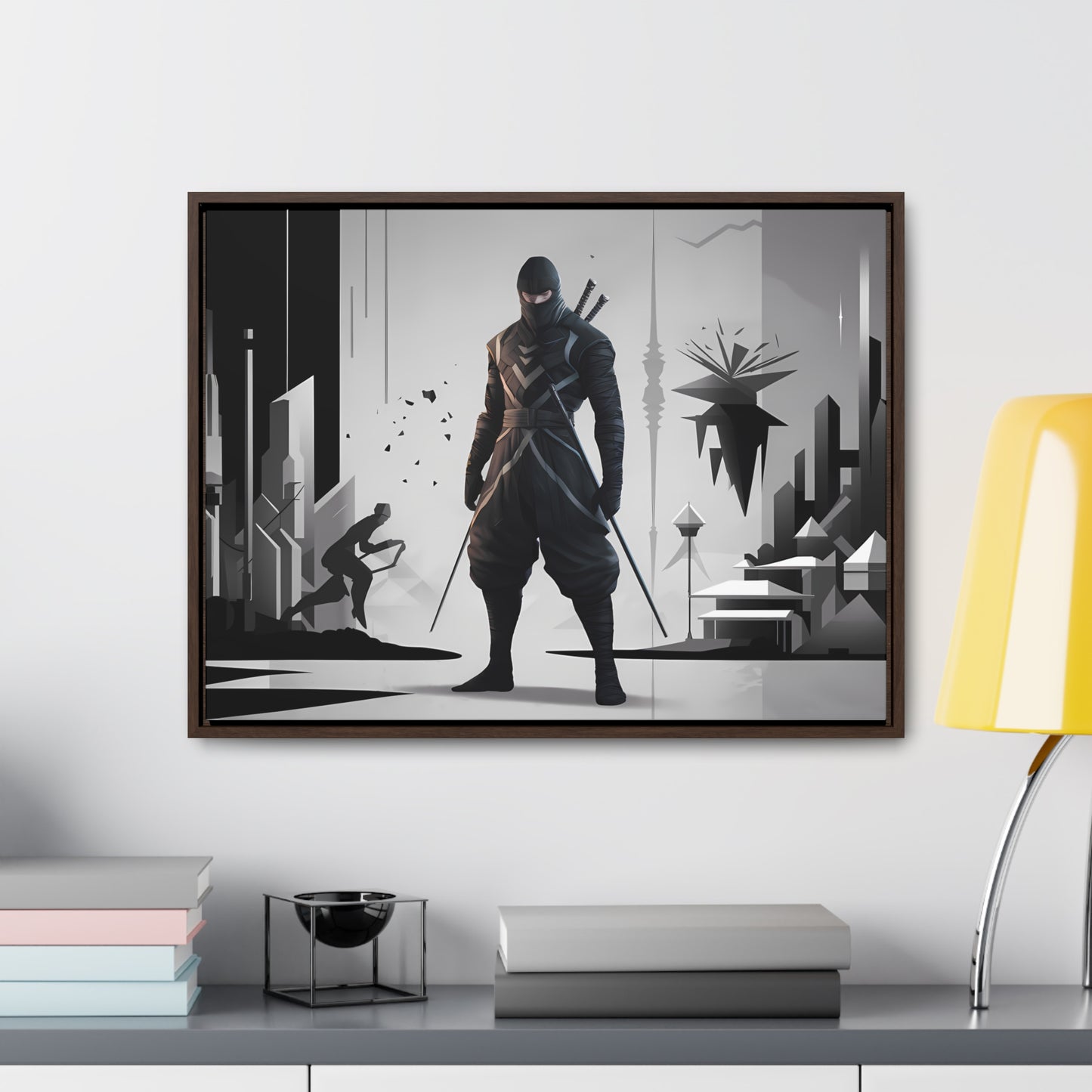 Shadowblade: The Silent Protector - Gallery Canvas Wraps, Horizontal Frame