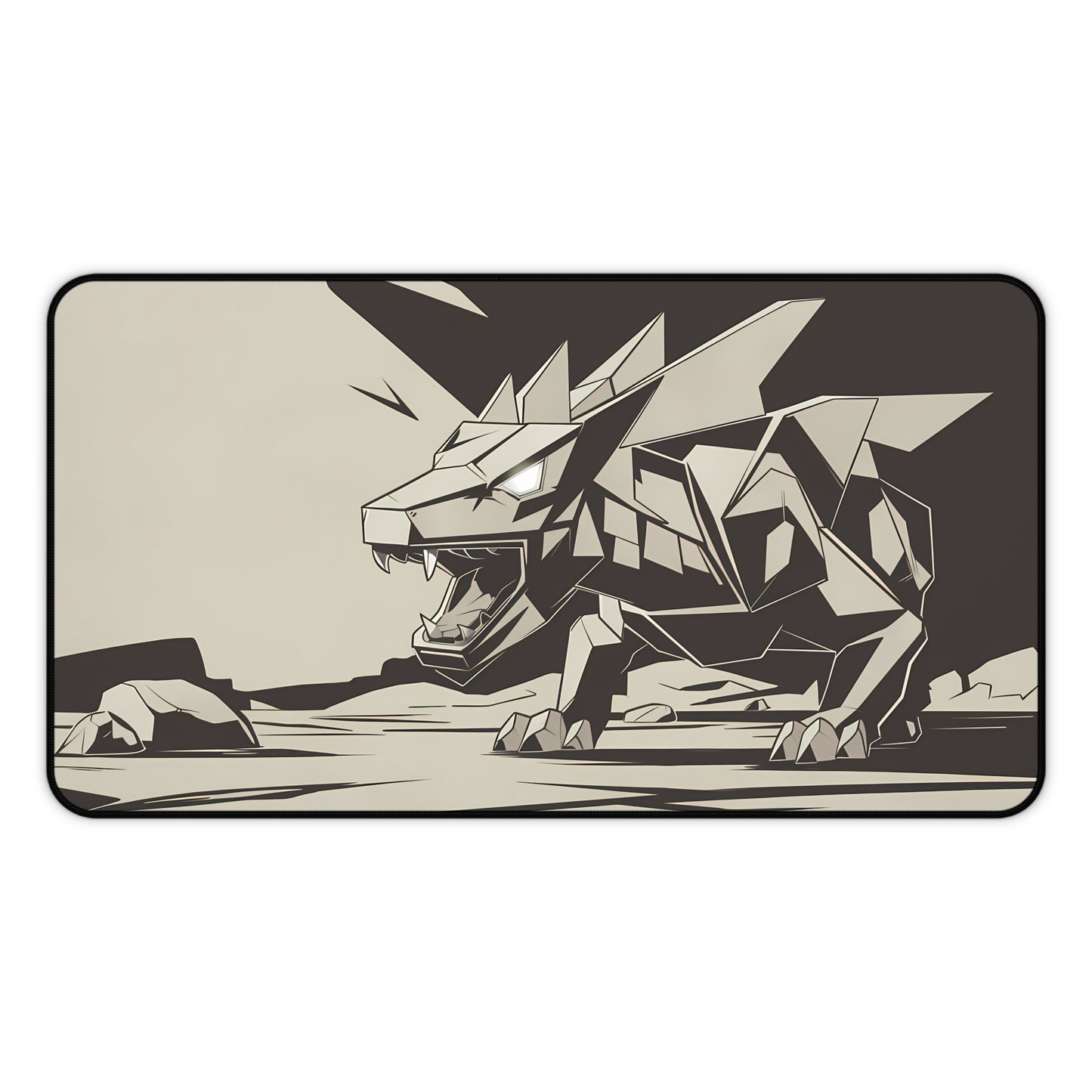 Steel Roar in the Wastelands - Desk Mat