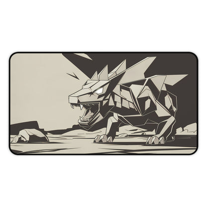 Steel Roar in the Wastelands - Desk Mat