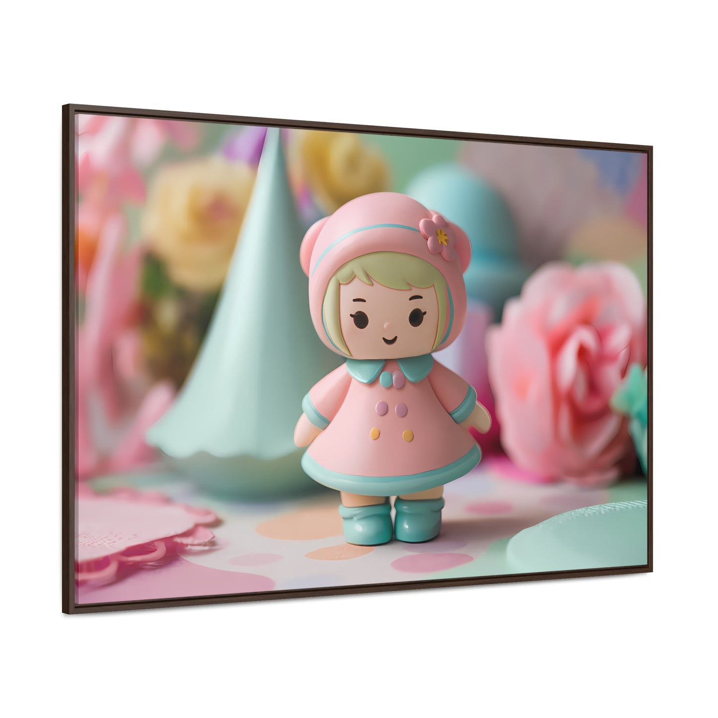 Sweet Pastel Dreamland - Gallery Canvas Wraps, Horizontal Frame