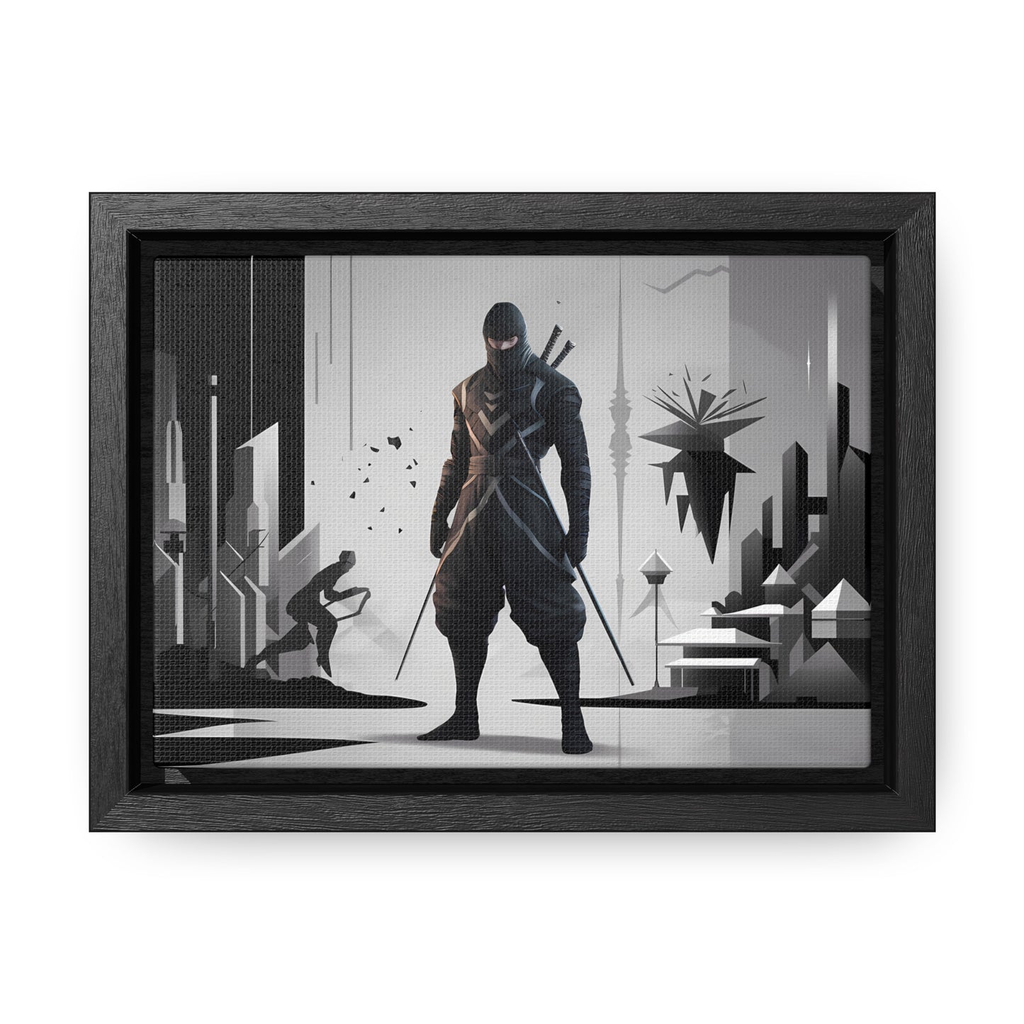 Shadowblade: The Silent Protector - Gallery Canvas Wraps, Horizontal Frame