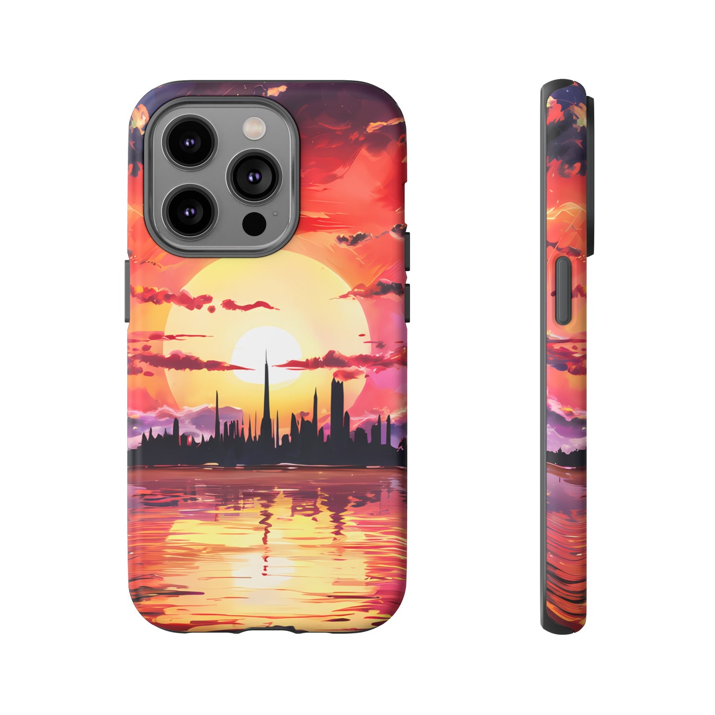 Anime Island City - Smartphone Tough Cases