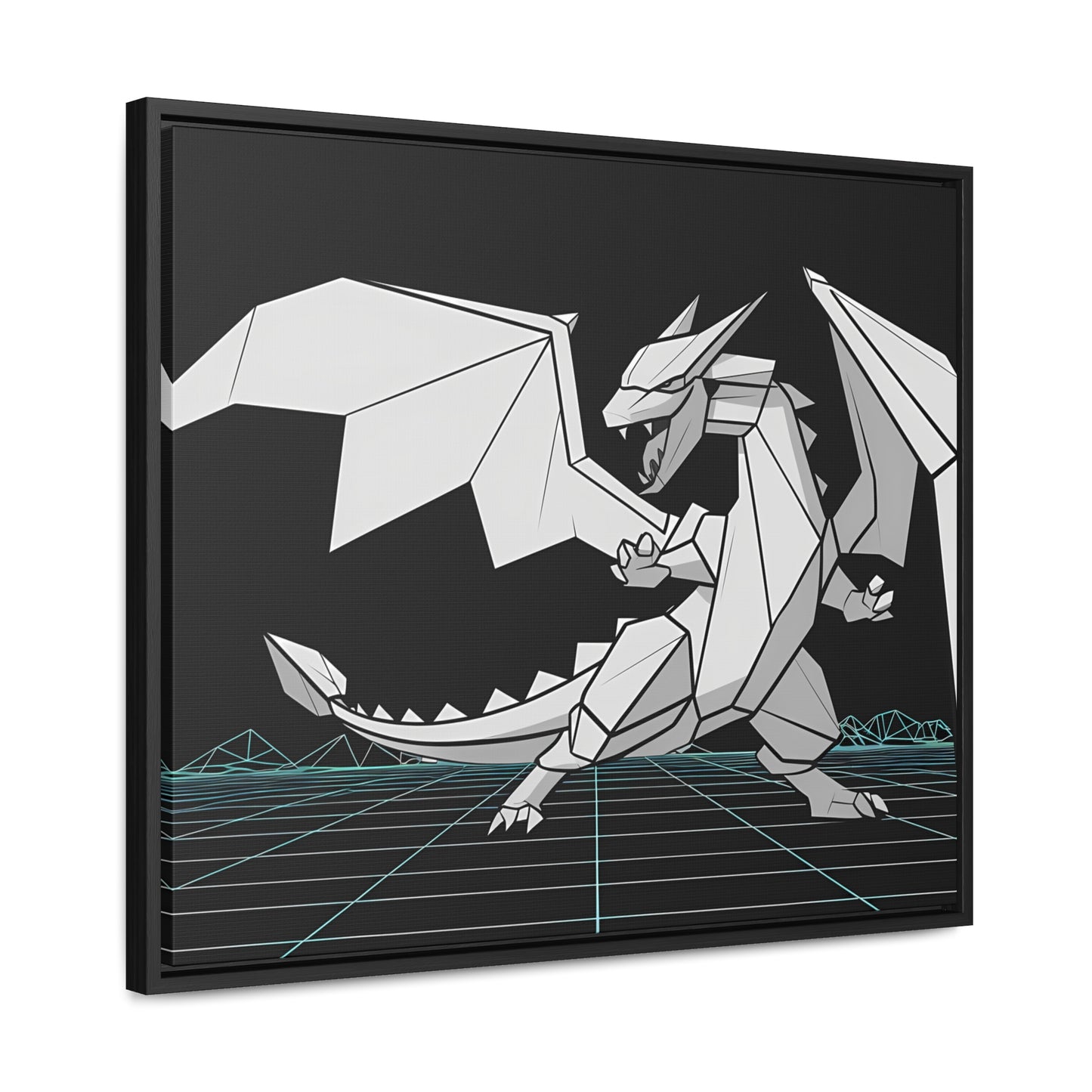 Cyber Dragon Unleashed - Gallery Canvas Wraps, Horizontal Frame