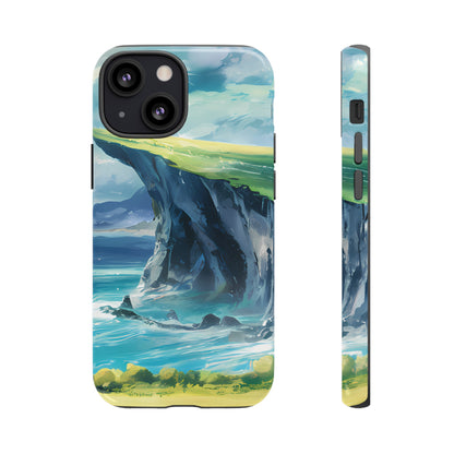 Anime Cliff by the Sea - Smartphone Tough Cases