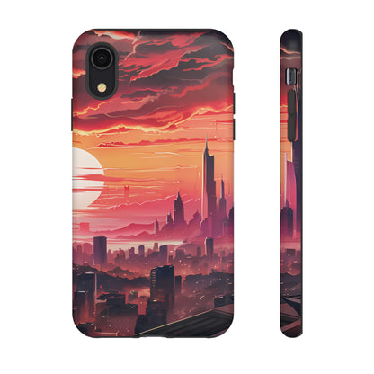 Anime City at Dawn - Smartphone Tough Cases