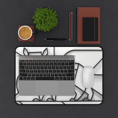 Geometric Lion Design - Desk Mat