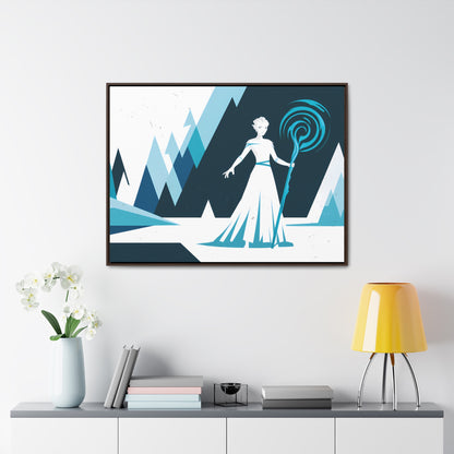 Winter's Embrace - Gallery Canvas Wraps, Horizontal Frame