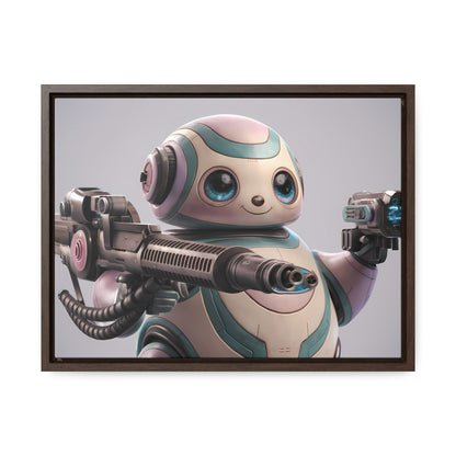 "Adorable Defender" - Gallery Canvas Wraps, Horizontal Frame