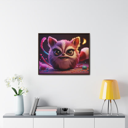 Cosmic Candy Critter - Gallery Canvas Wraps, Horizontal Frame