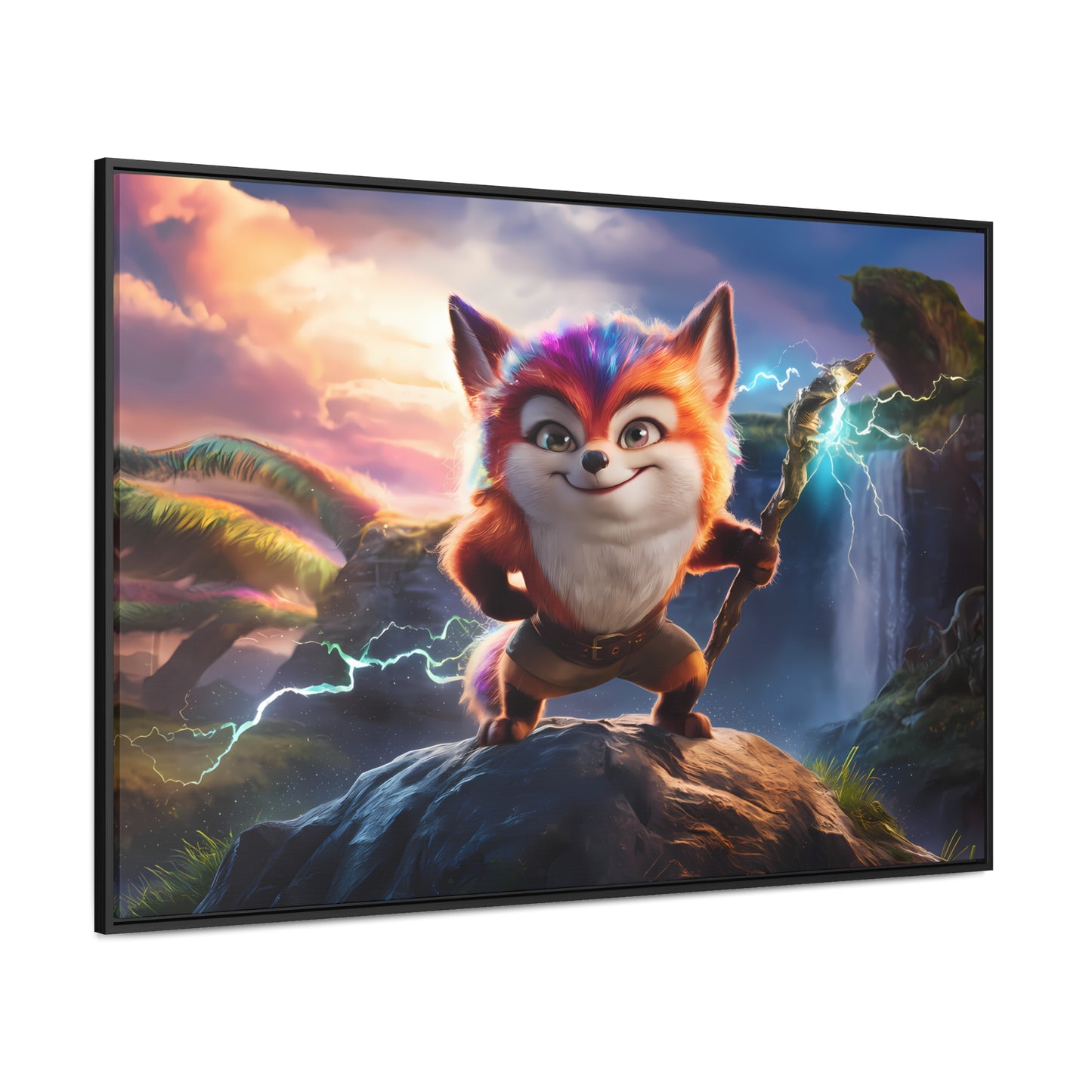 Guardian of the Mystic Grove - Gallery Canvas Wraps, Horizontal Frame