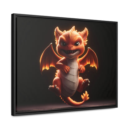 Fiery Mischief - Gallery Canvas Wraps, Horizontal Frame