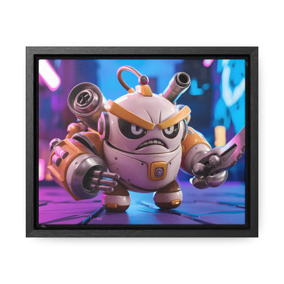 Battle-Ready Robo Warrior - Gallery Canvas Wraps, Horizontal Frame