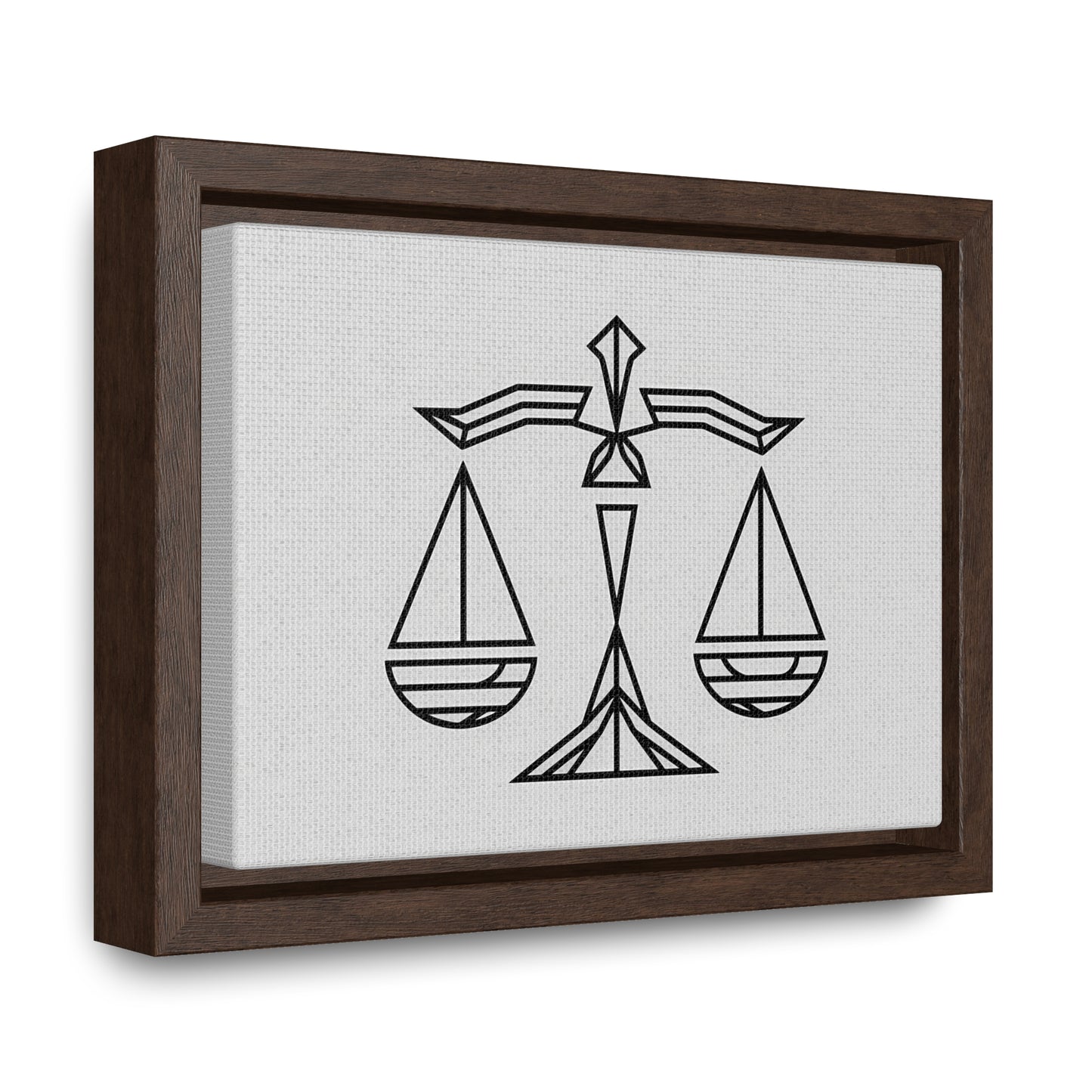 Balance of Justice - Gallery Canvas Wraps, Horizontal Frame