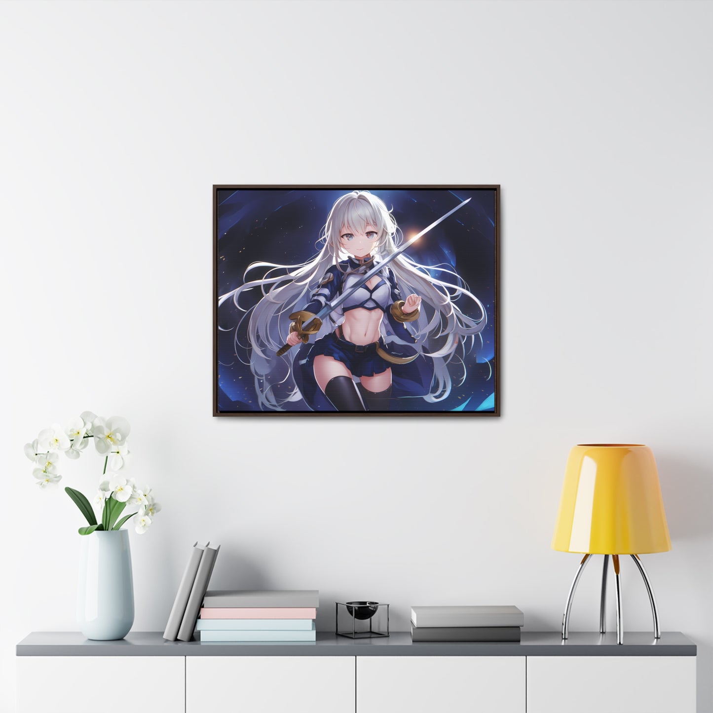 Blade of the Celestial Knight - Gallery Canvas Wraps, Horizontal Frame