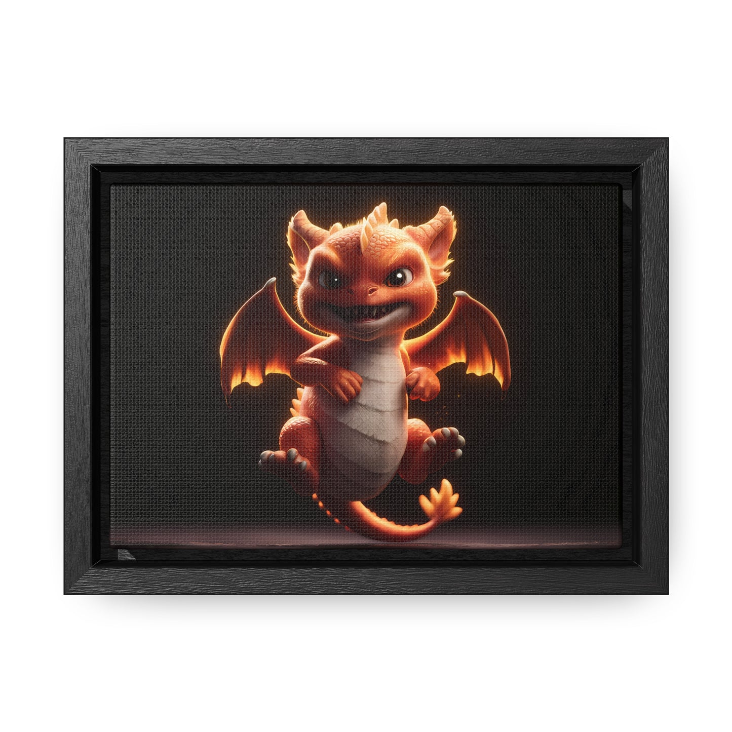 Fiery Mischief - Gallery Canvas Wraps, Horizontal Frame